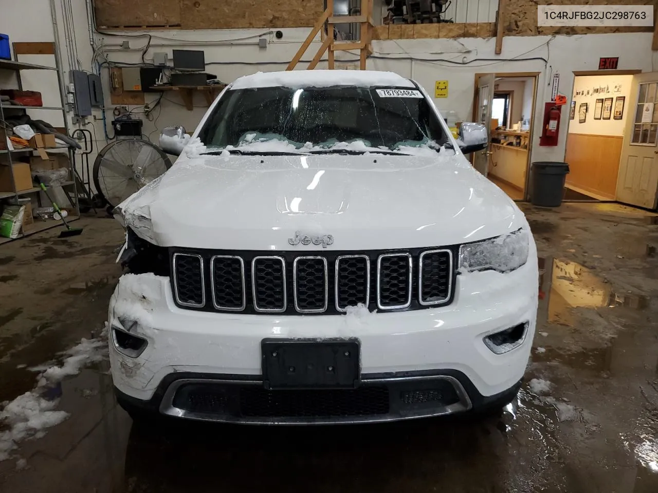 2018 Jeep Grand Cherokee Limited VIN: 1C4RJFBG2JC298763 Lot: 78793484