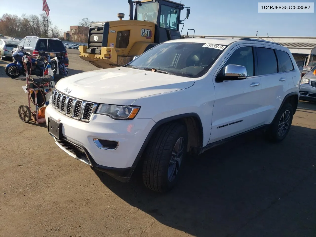 2018 Jeep Grand Cherokee Limited VIN: 1C4RJFBG5JC503587 Lot: 79022674