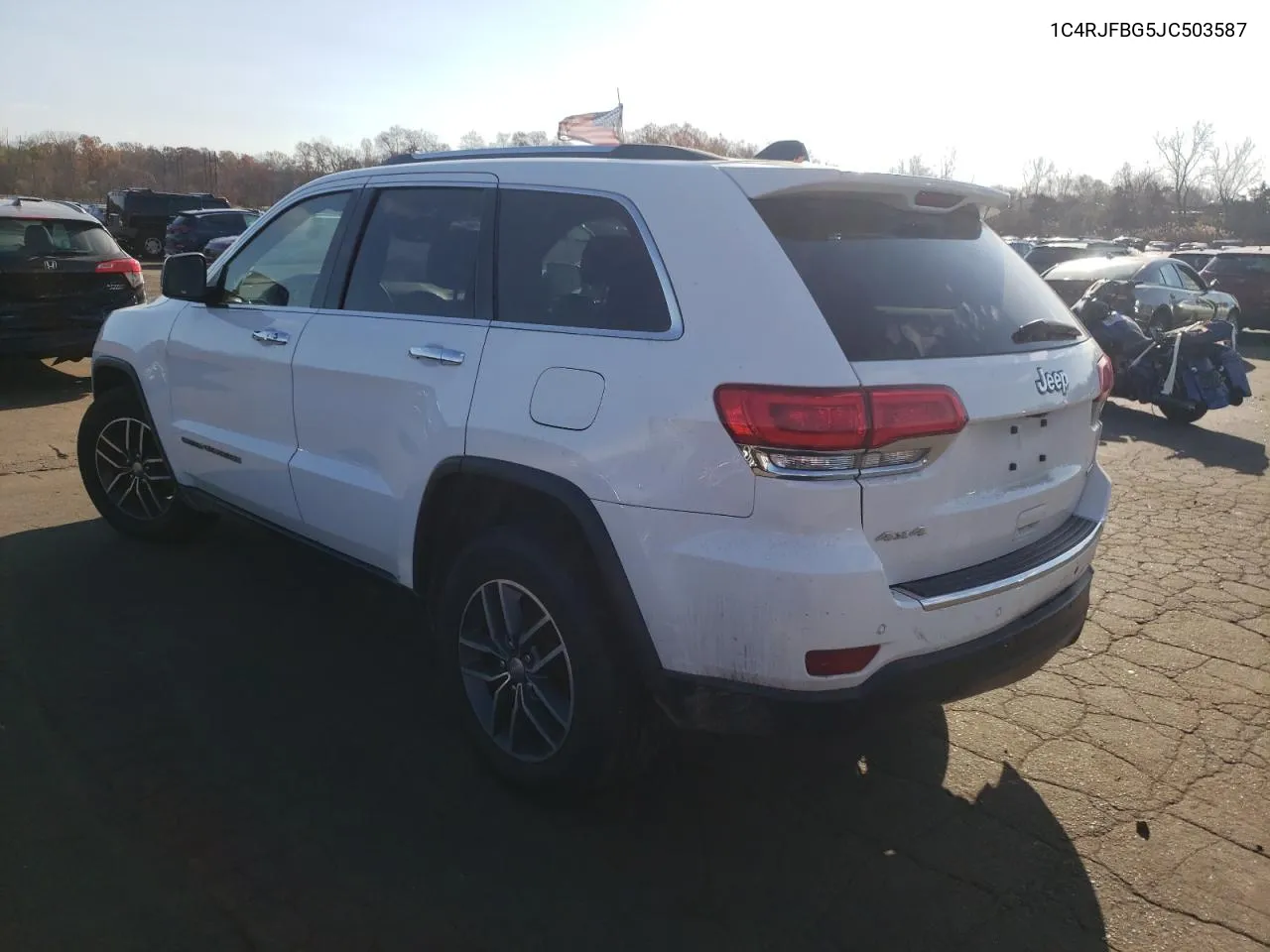 2018 Jeep Grand Cherokee Limited VIN: 1C4RJFBG5JC503587 Lot: 79022674