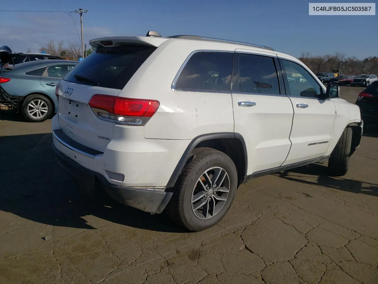 2018 Jeep Grand Cherokee Limited VIN: 1C4RJFBG5JC503587 Lot: 79022674