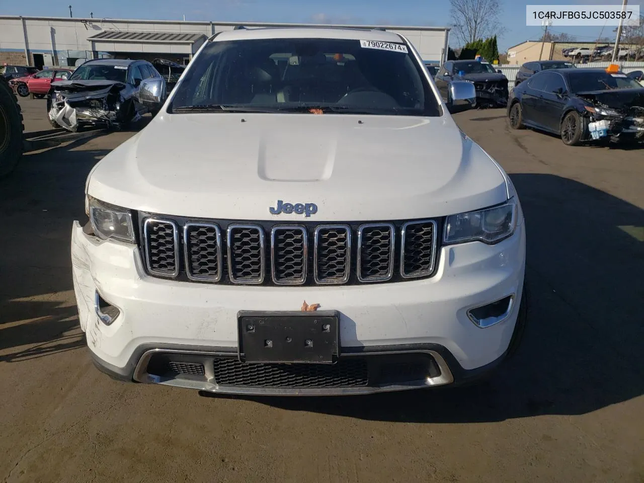 2018 Jeep Grand Cherokee Limited VIN: 1C4RJFBG5JC503587 Lot: 79022674