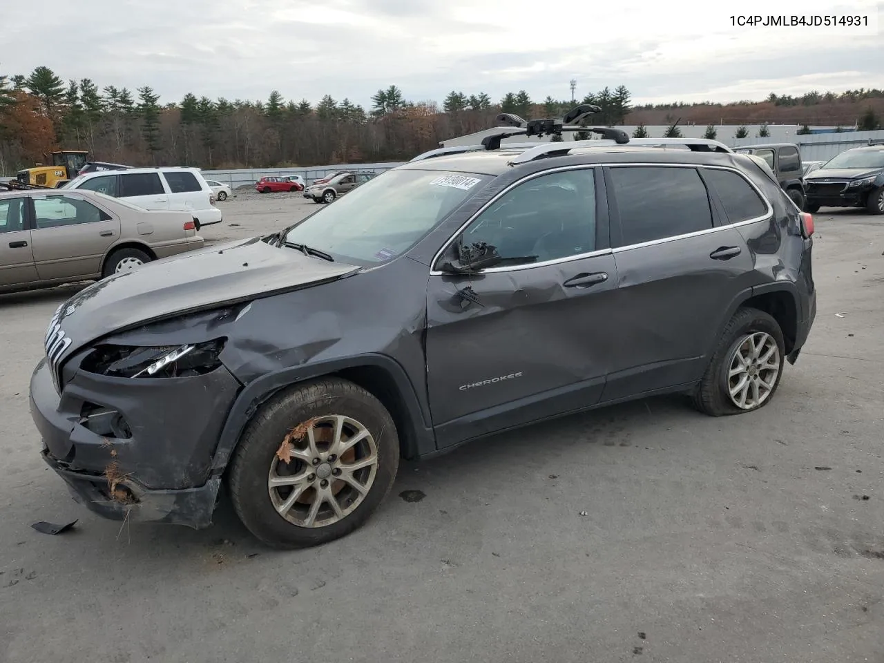 2018 Jeep Cherokee Latitude Plus VIN: 1C4PJMLB4JD514931 Lot: 79190014