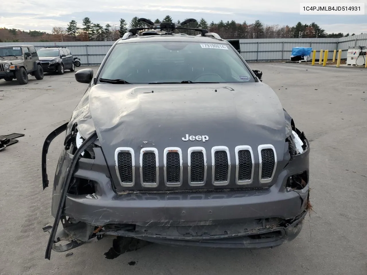 2018 Jeep Cherokee Latitude Plus VIN: 1C4PJMLB4JD514931 Lot: 79190014