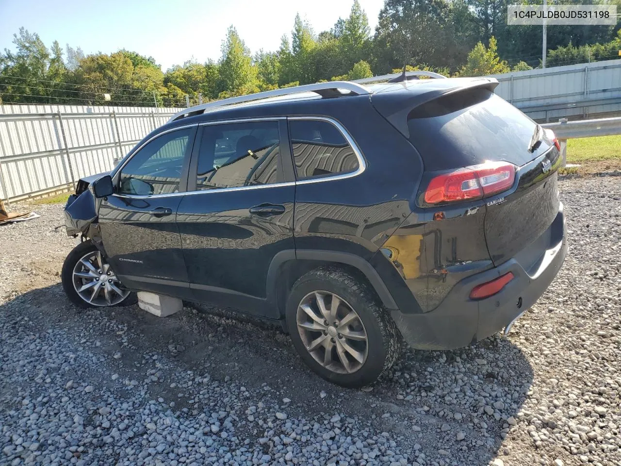 2018 Jeep Cherokee Limited VIN: 1C4PJLDB0JD531198 Lot: 79427464