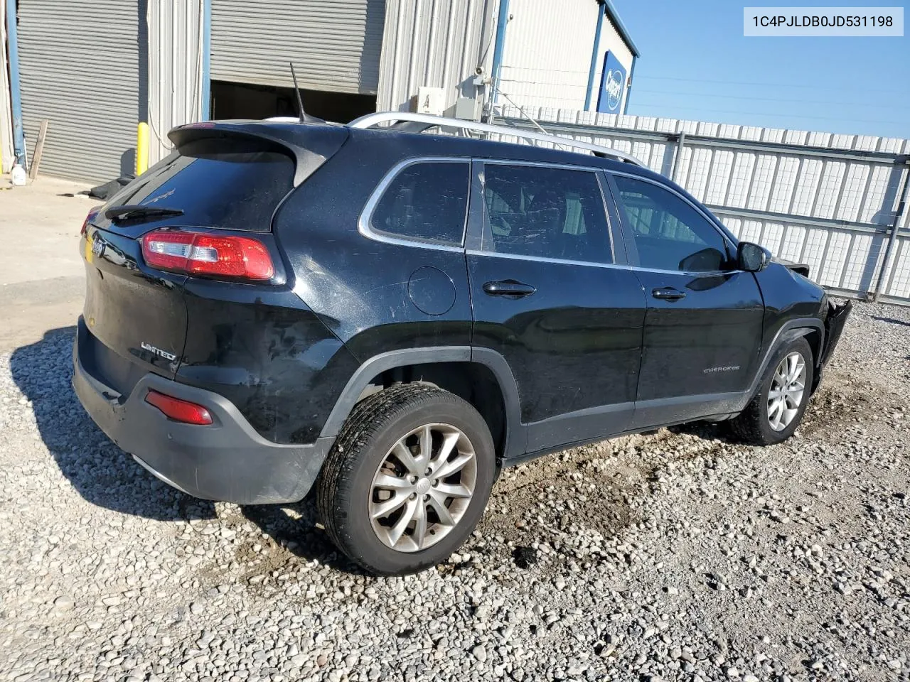 2018 Jeep Cherokee Limited VIN: 1C4PJLDB0JD531198 Lot: 79427464