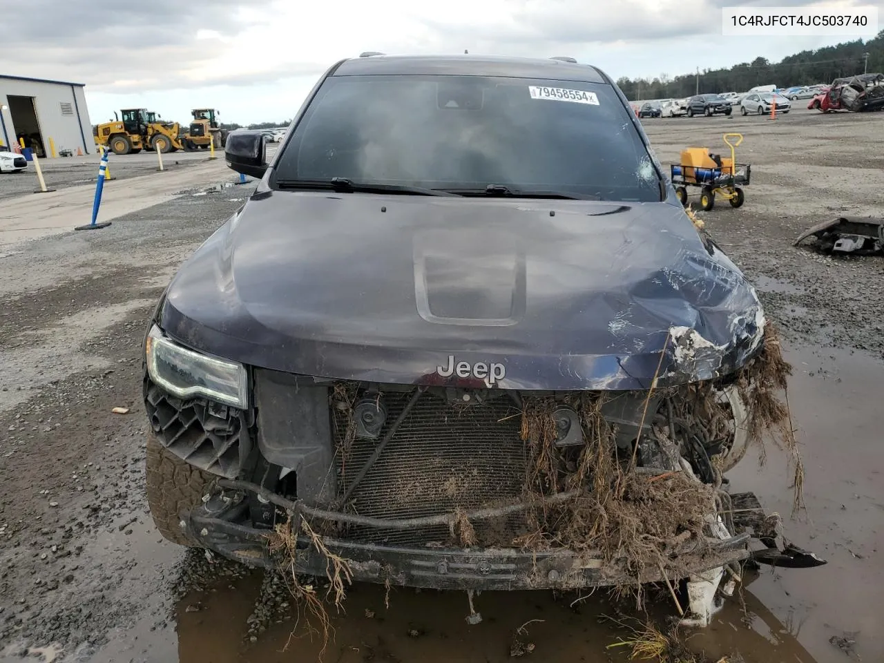 2018 Jeep Grand Cherokee Overland VIN: 1C4RJFCT4JC503740 Lot: 79458554