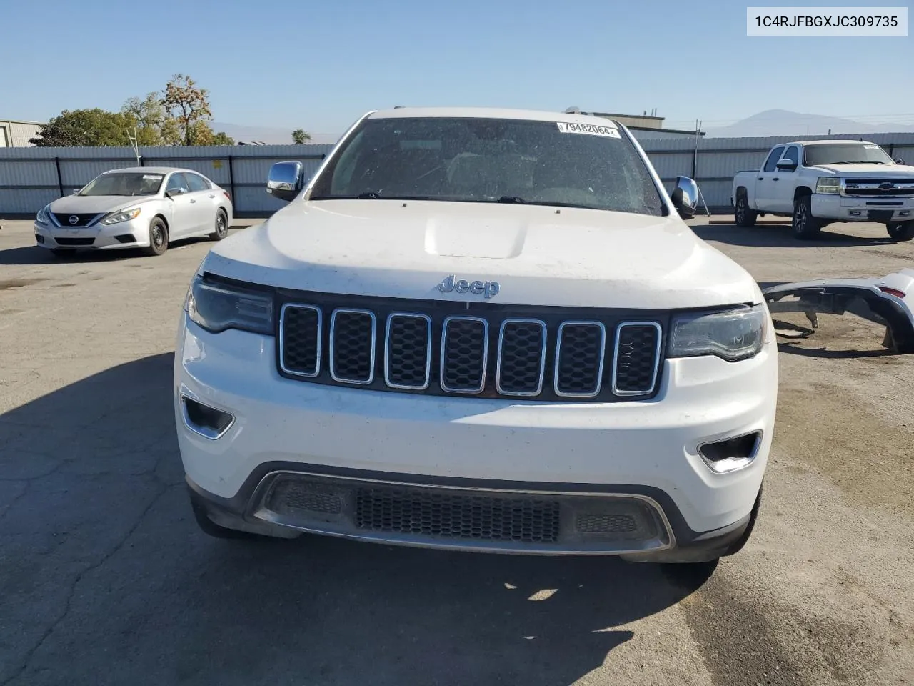 2018 Jeep Grand Cherokee Limited VIN: 1C4RJFBGXJC309735 Lot: 79482064