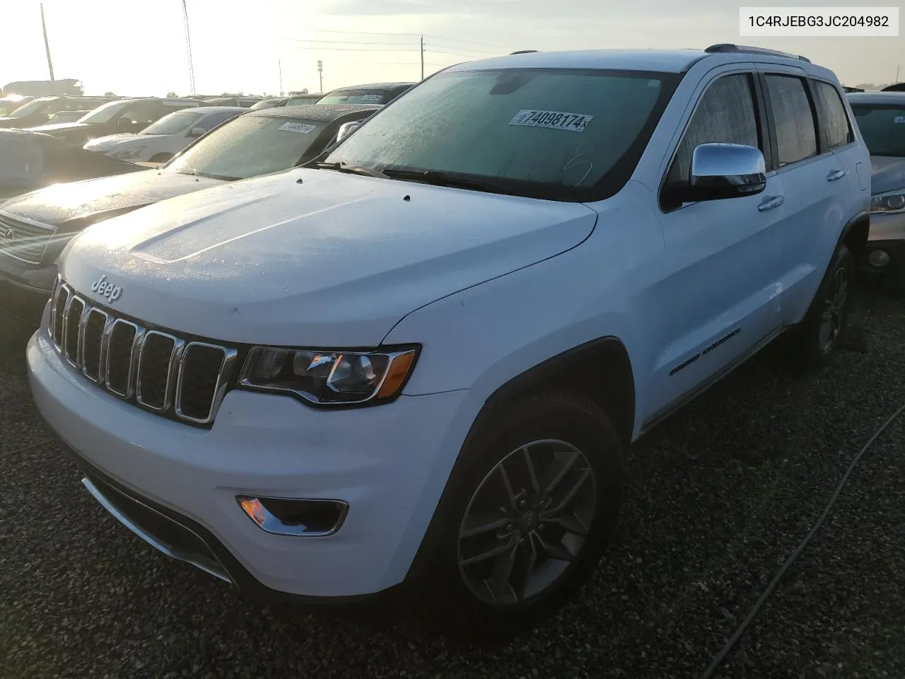 2018 Jeep Grand Cherokee Limited VIN: 1C4RJEBG3JC204982 Lot: 79575924