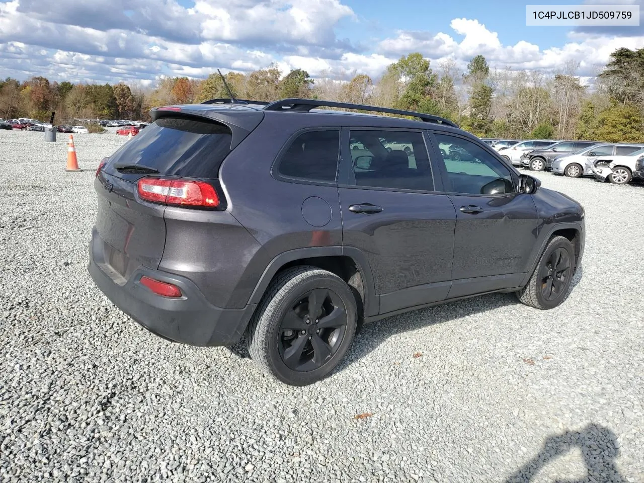 2018 Jeep Cherokee Latitude VIN: 1C4PJLCB1JD509759 Lot: 79626004