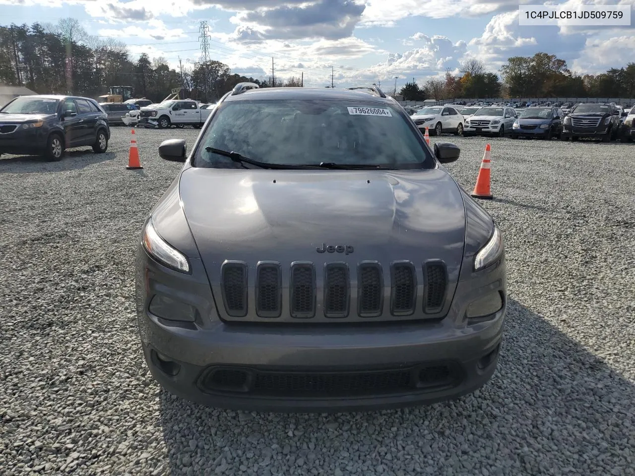 2018 Jeep Cherokee Latitude VIN: 1C4PJLCB1JD509759 Lot: 79626004