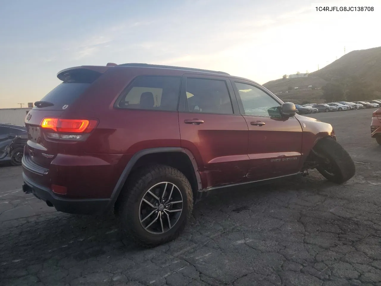 2018 Jeep Grand Cherokee Trailhawk VIN: 1C4RJFLG8JC138708 Lot: 79699984