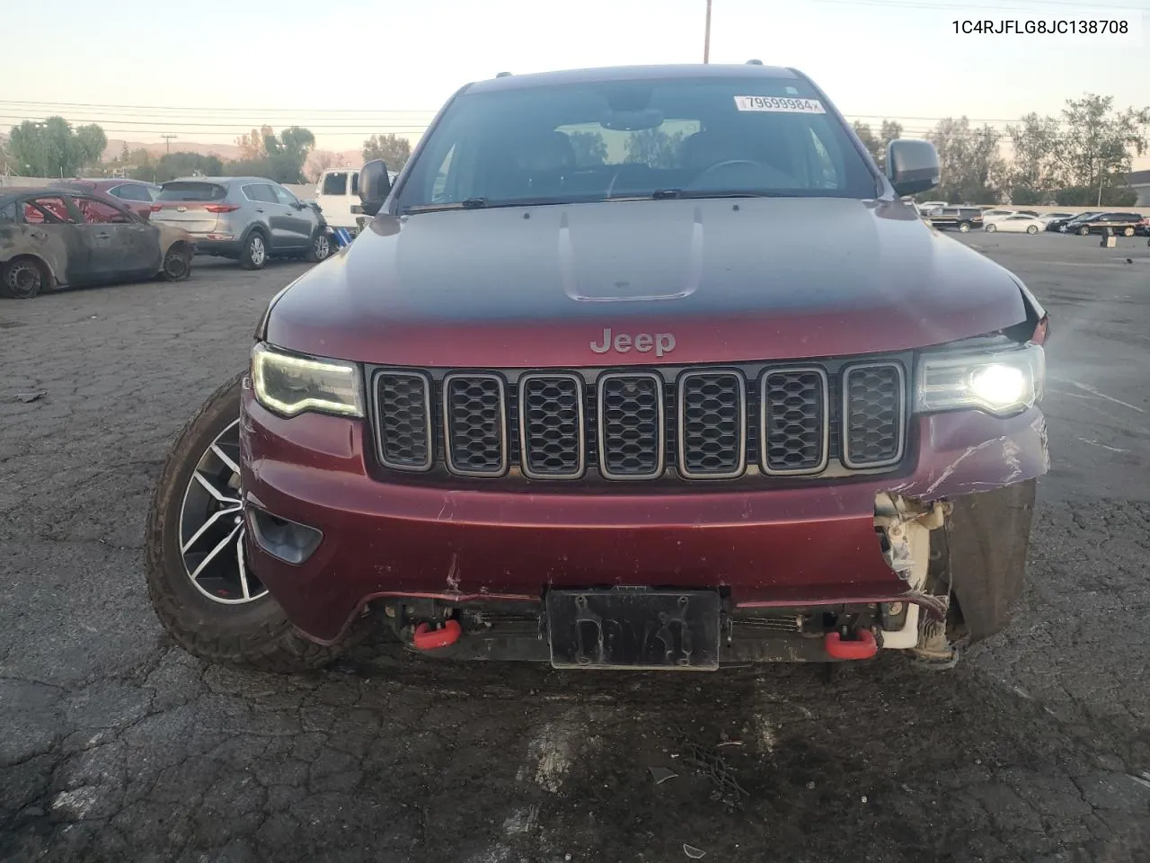 2018 Jeep Grand Cherokee Trailhawk VIN: 1C4RJFLG8JC138708 Lot: 79699984