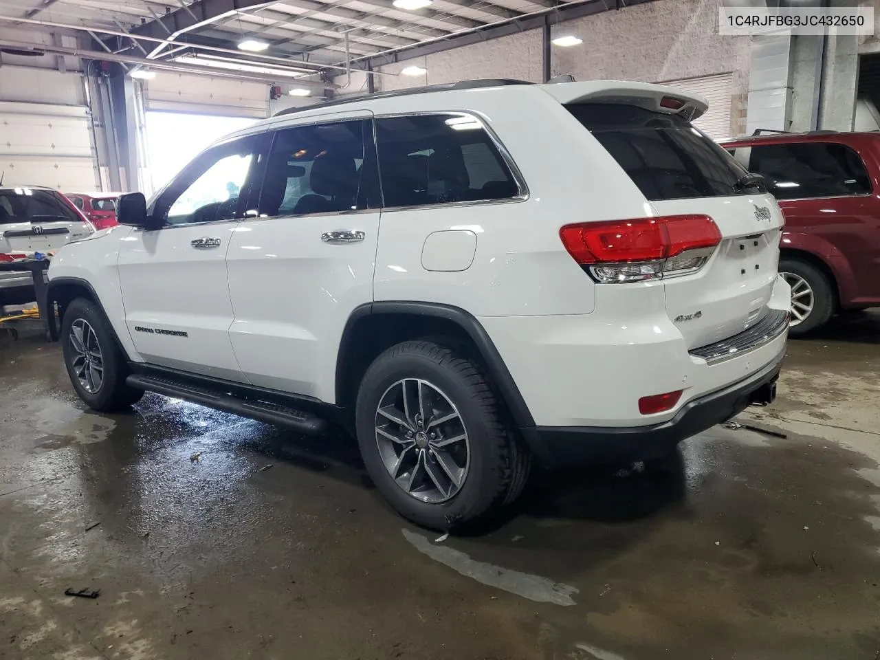 2018 Jeep Grand Cherokee Limited VIN: 1C4RJFBG3JC432650 Lot: 79722334