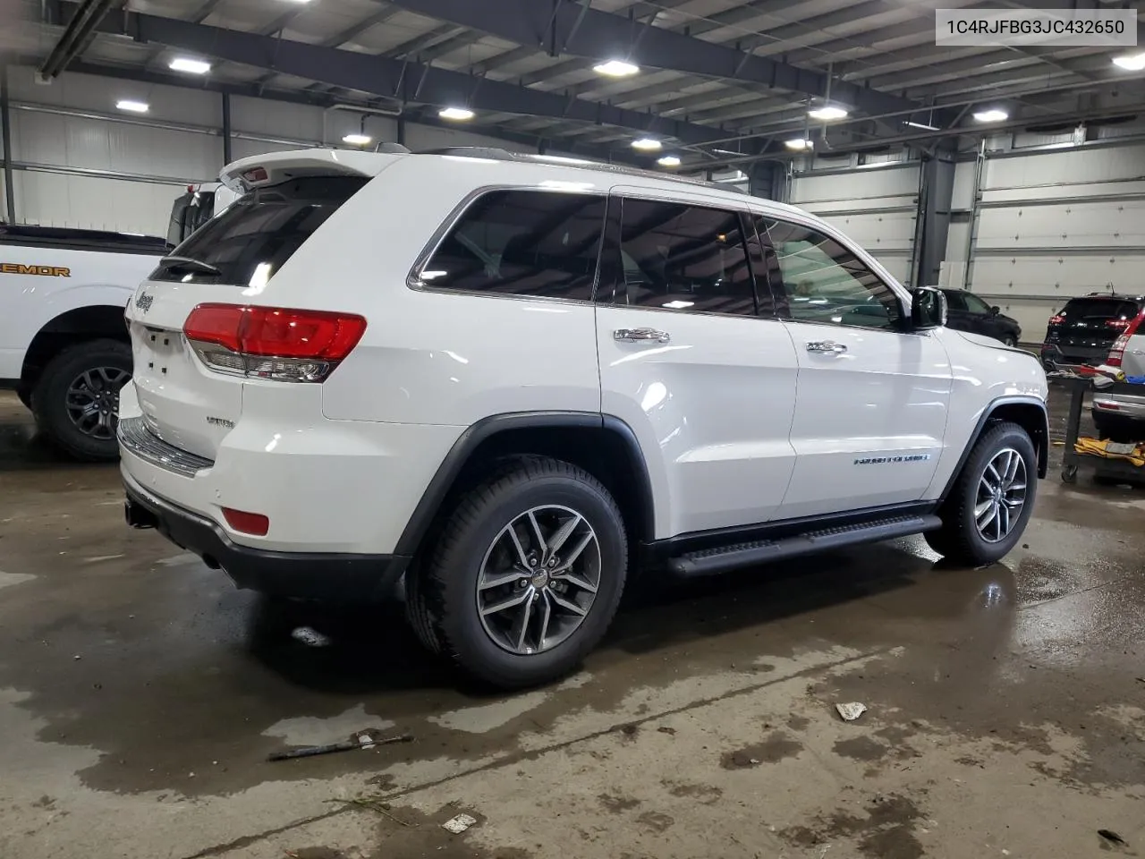 2018 Jeep Grand Cherokee Limited VIN: 1C4RJFBG3JC432650 Lot: 79722334