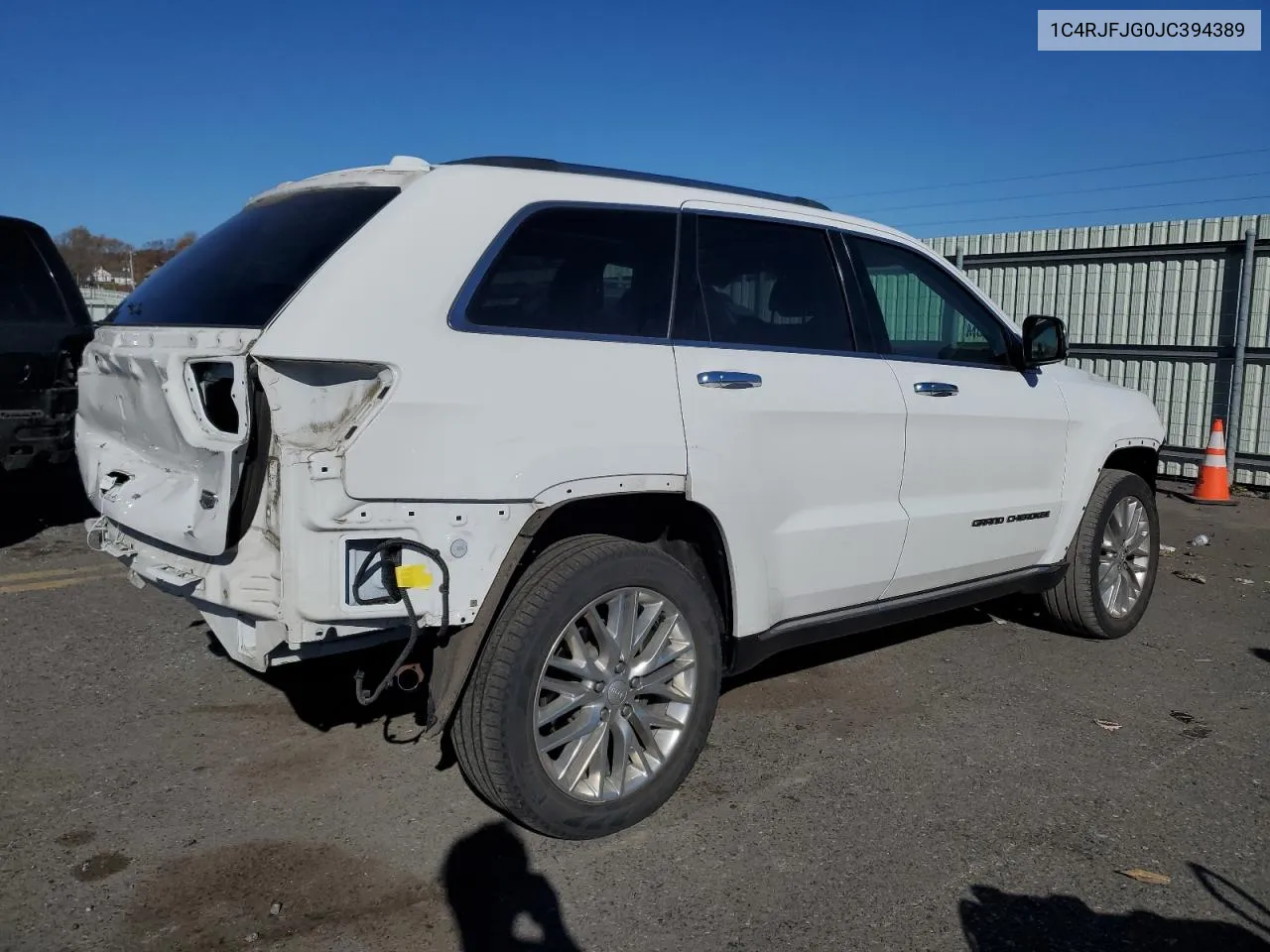 2018 Jeep Grand Cherokee Summit VIN: 1C4RJFJG0JC394389 Lot: 79779904