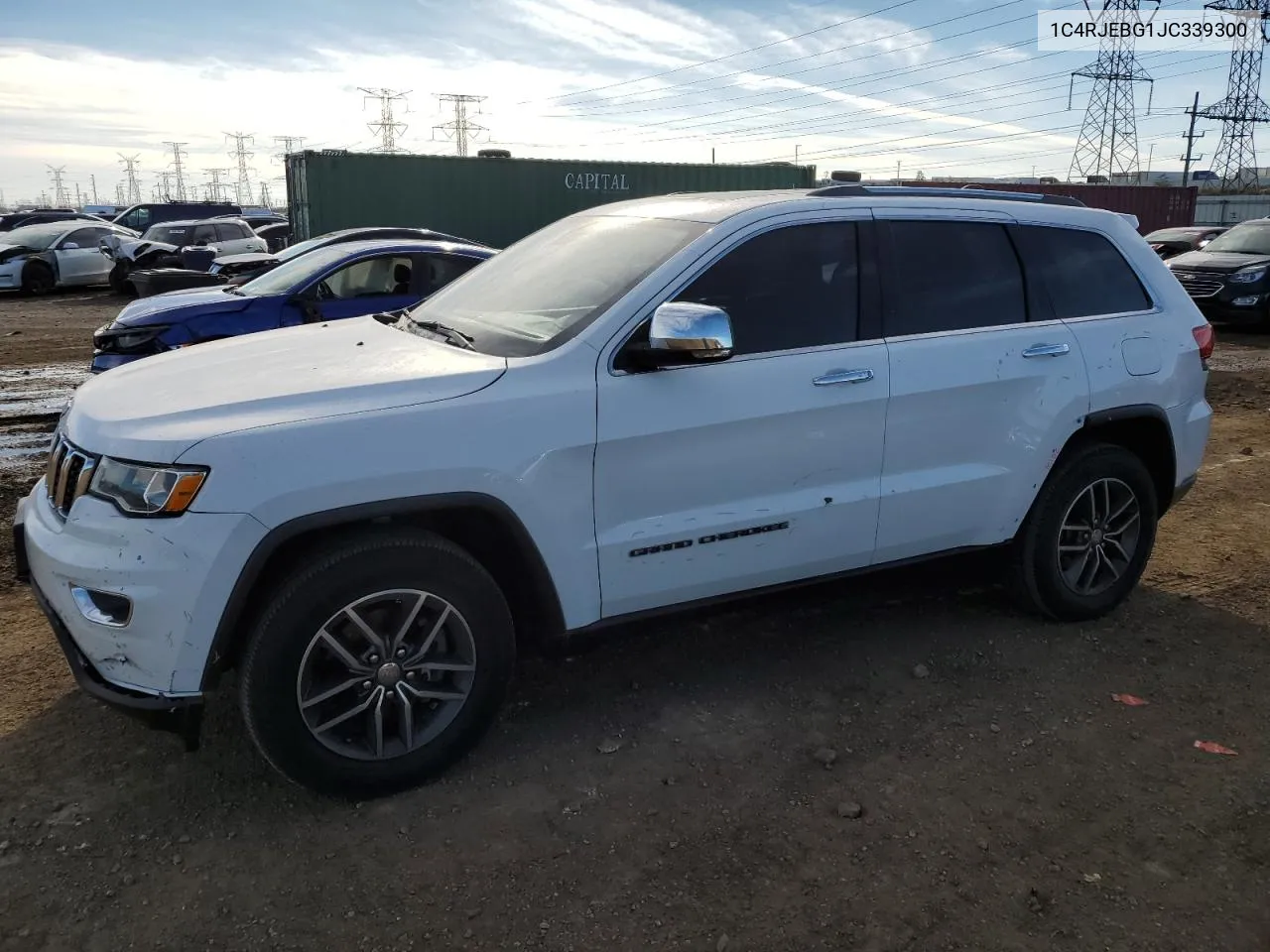 2018 Jeep Grand Cherokee Limited VIN: 1C4RJEBG1JC339300 Lot: 79871794