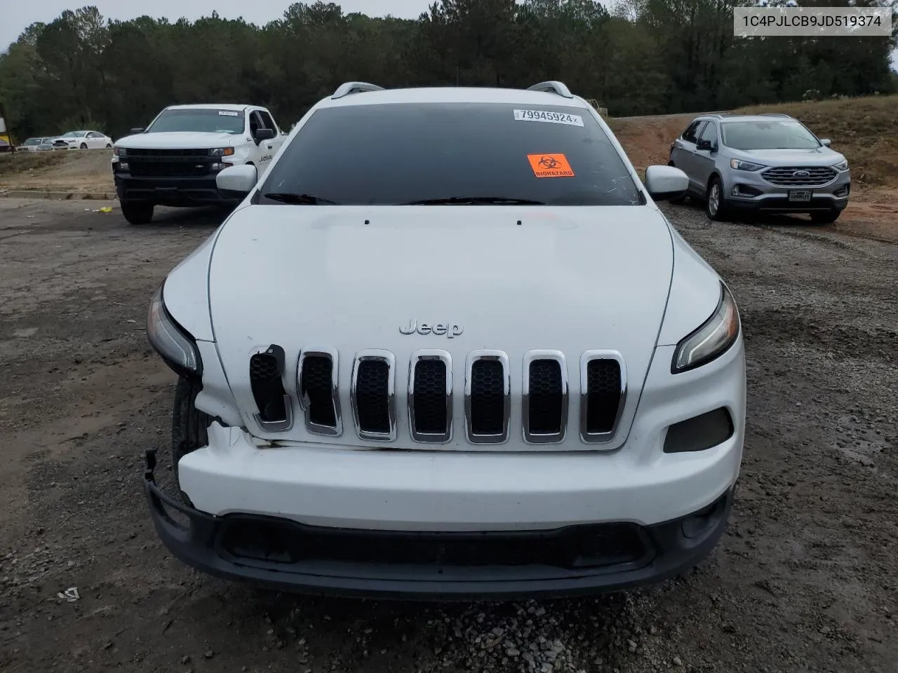 2018 Jeep Cherokee Latitude VIN: 1C4PJLCB9JD519374 Lot: 79945924