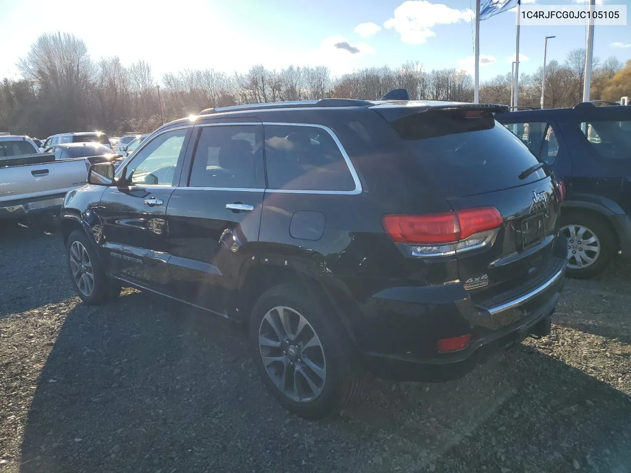 2018 Jeep Grand Cherokee Overland VIN: 1C4RJFCG0JC105105 Lot: 80100784