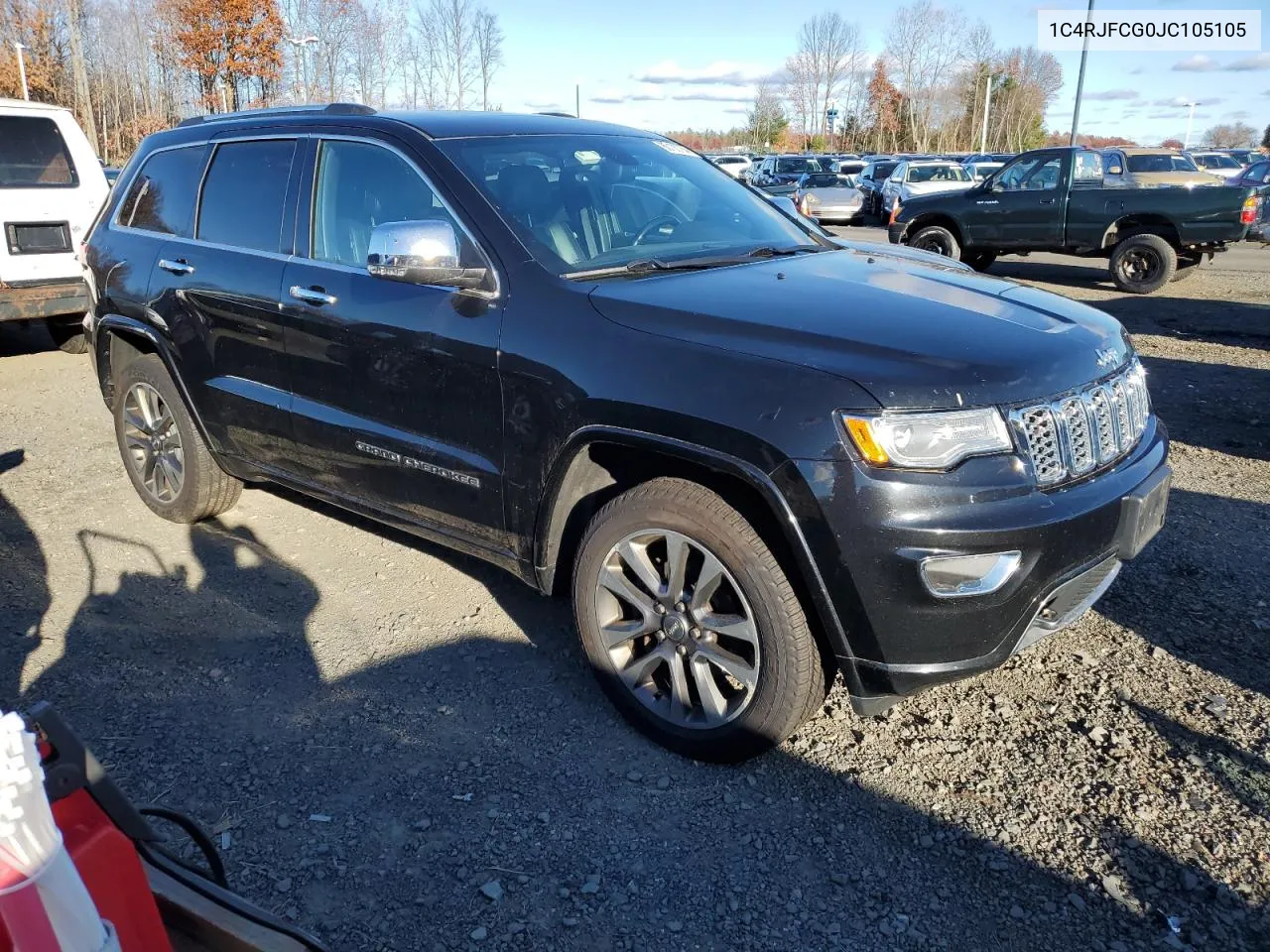 2018 Jeep Grand Cherokee Overland VIN: 1C4RJFCG0JC105105 Lot: 80100784