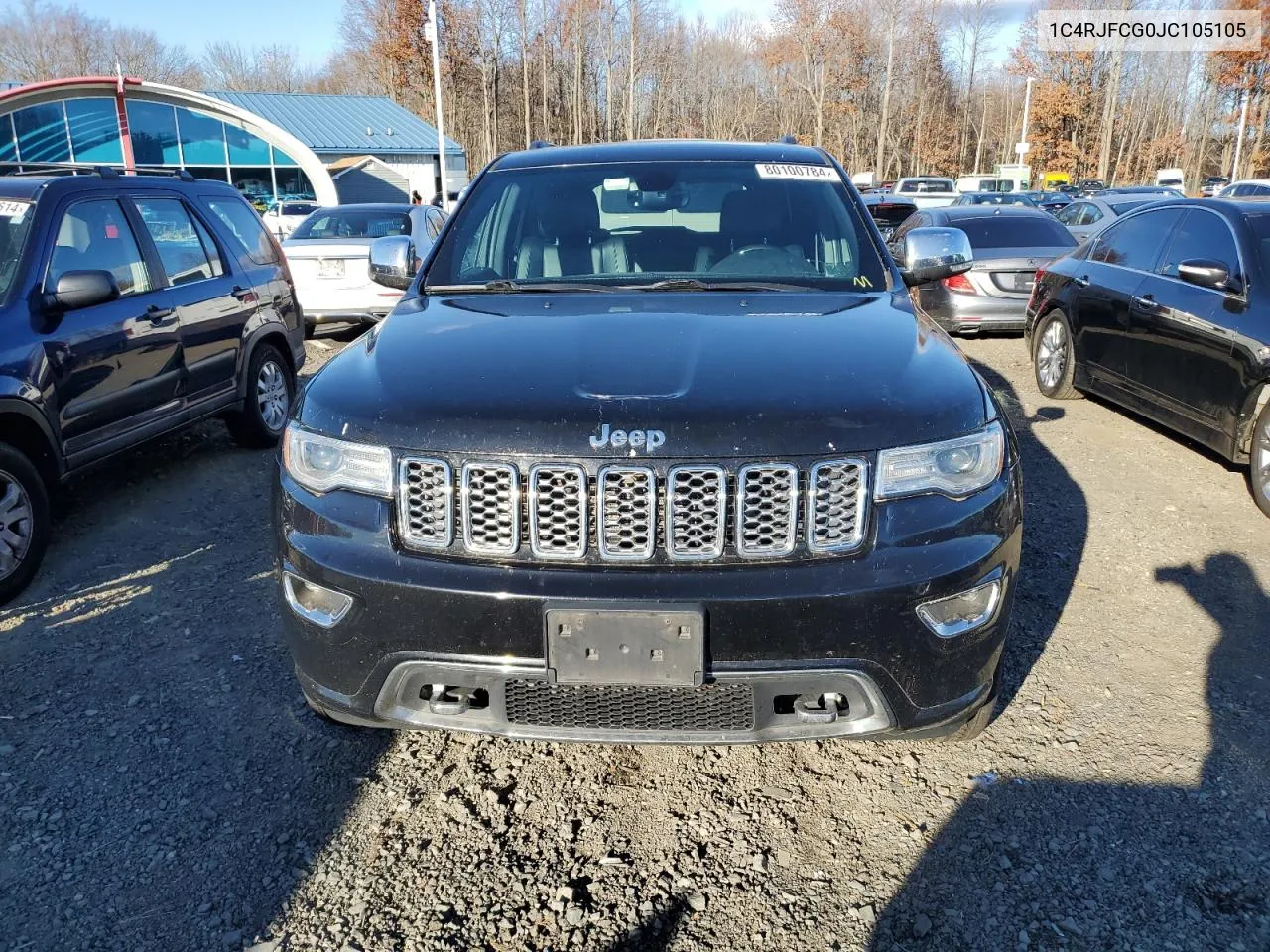 2018 Jeep Grand Cherokee Overland VIN: 1C4RJFCG0JC105105 Lot: 80100784