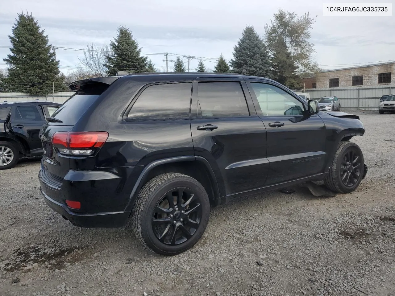 2018 Jeep Grand Cherokee Laredo VIN: 1C4RJFAG6JC335735 Lot: 80210924