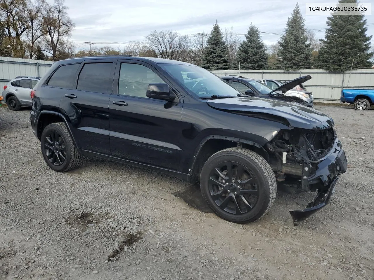 2018 Jeep Grand Cherokee Laredo VIN: 1C4RJFAG6JC335735 Lot: 80210924