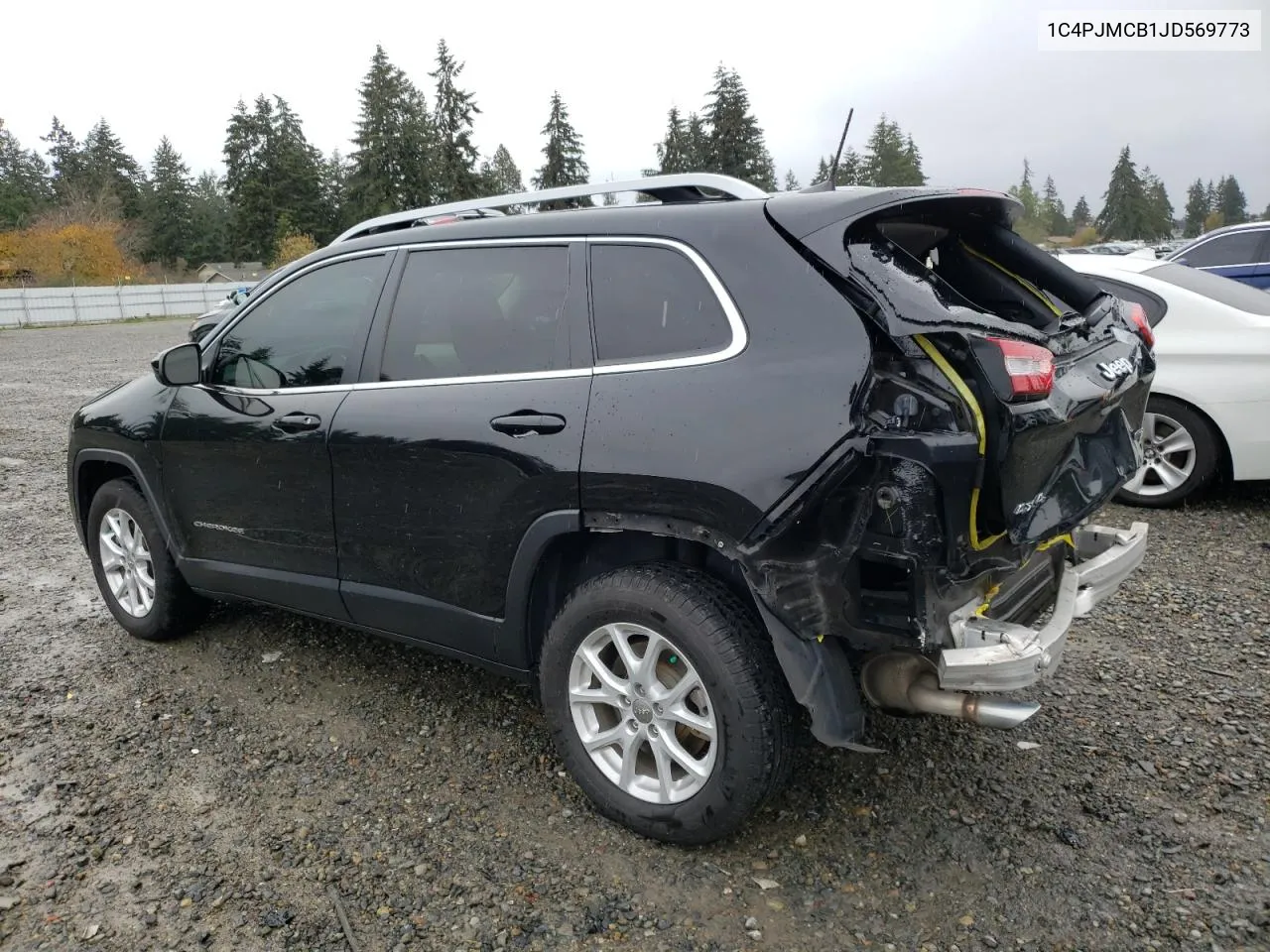 2018 Jeep Cherokee Latitude VIN: 1C4PJMCB1JD569773 Lot: 80245854