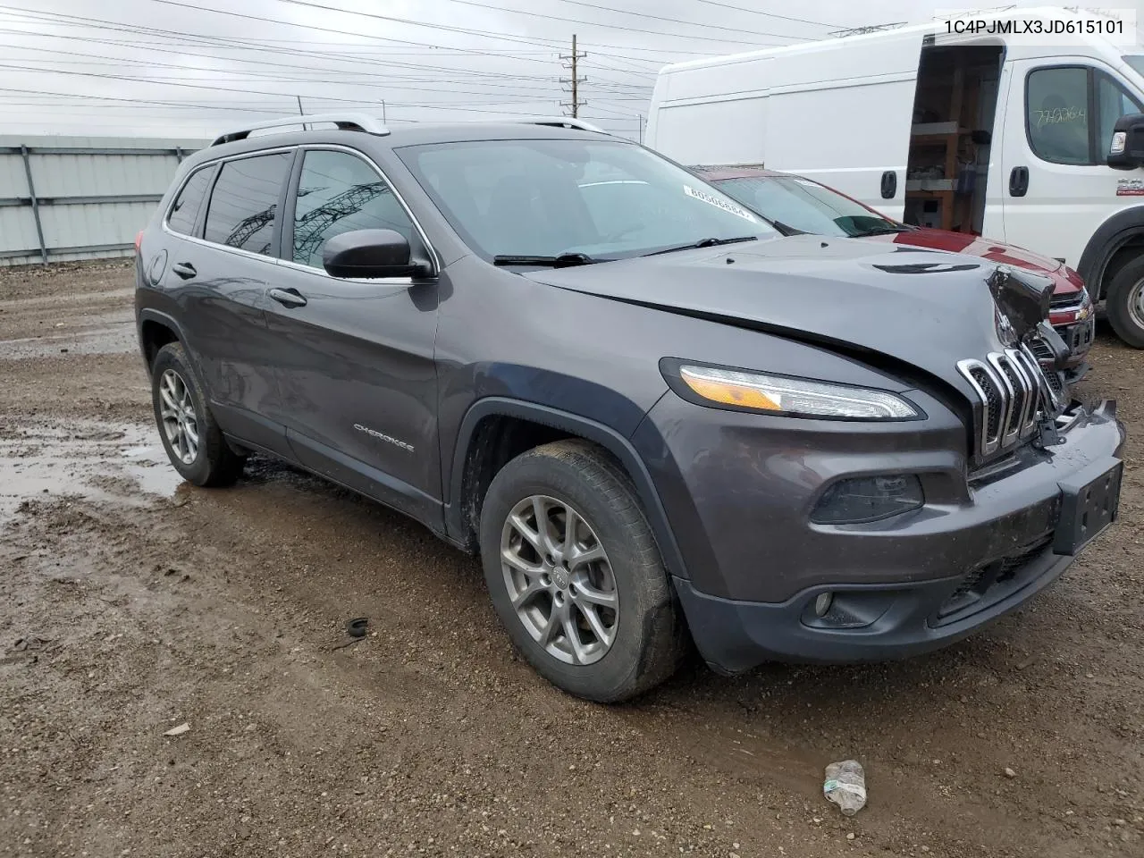 2018 Jeep Cherokee Latitude Plus VIN: 1C4PJMLX3JD615101 Lot: 80506884