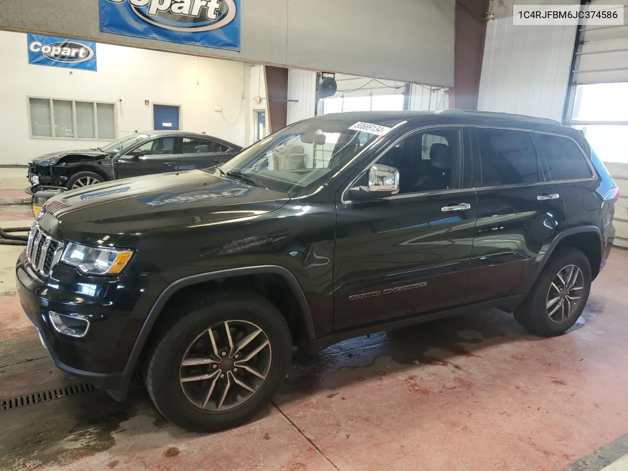 2018 Jeep Grand Cherokee Limited VIN: 1C4RJFBM6JC374586 Lot: 80689134