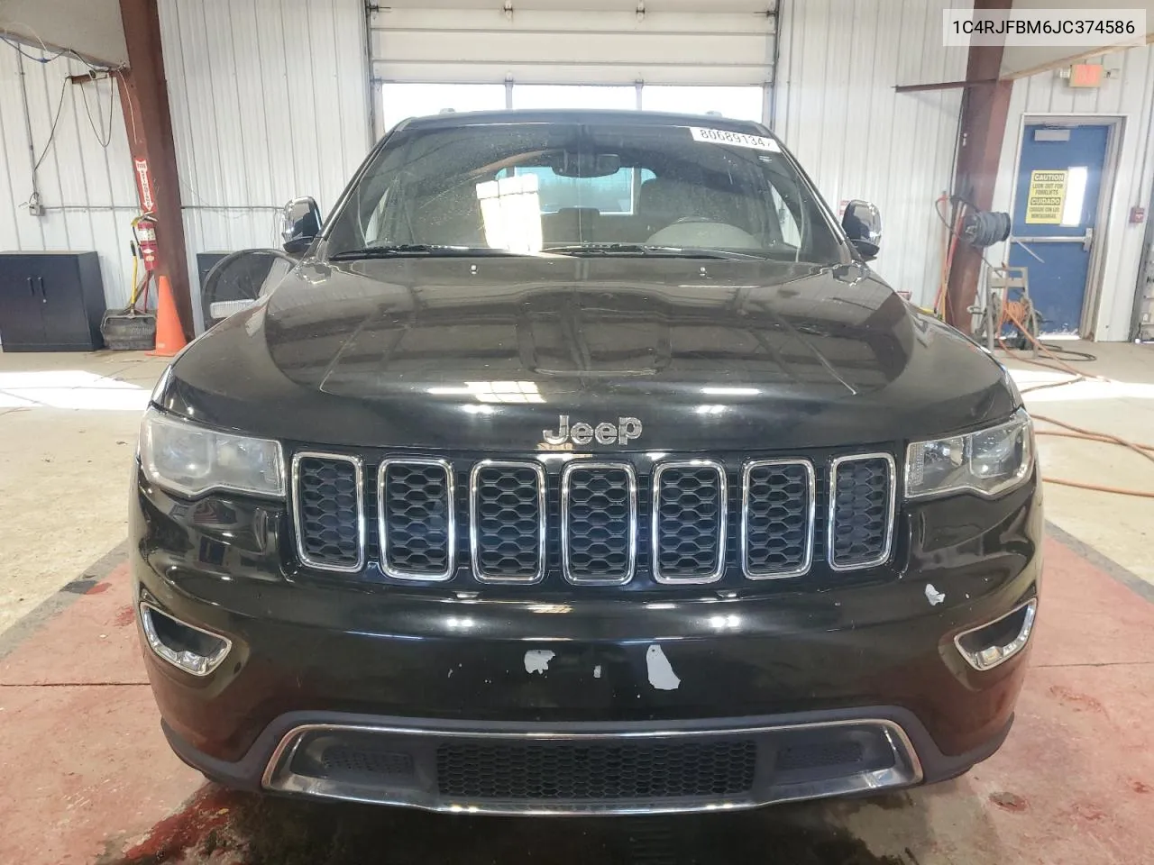 2018 Jeep Grand Cherokee Limited VIN: 1C4RJFBM6JC374586 Lot: 80689134