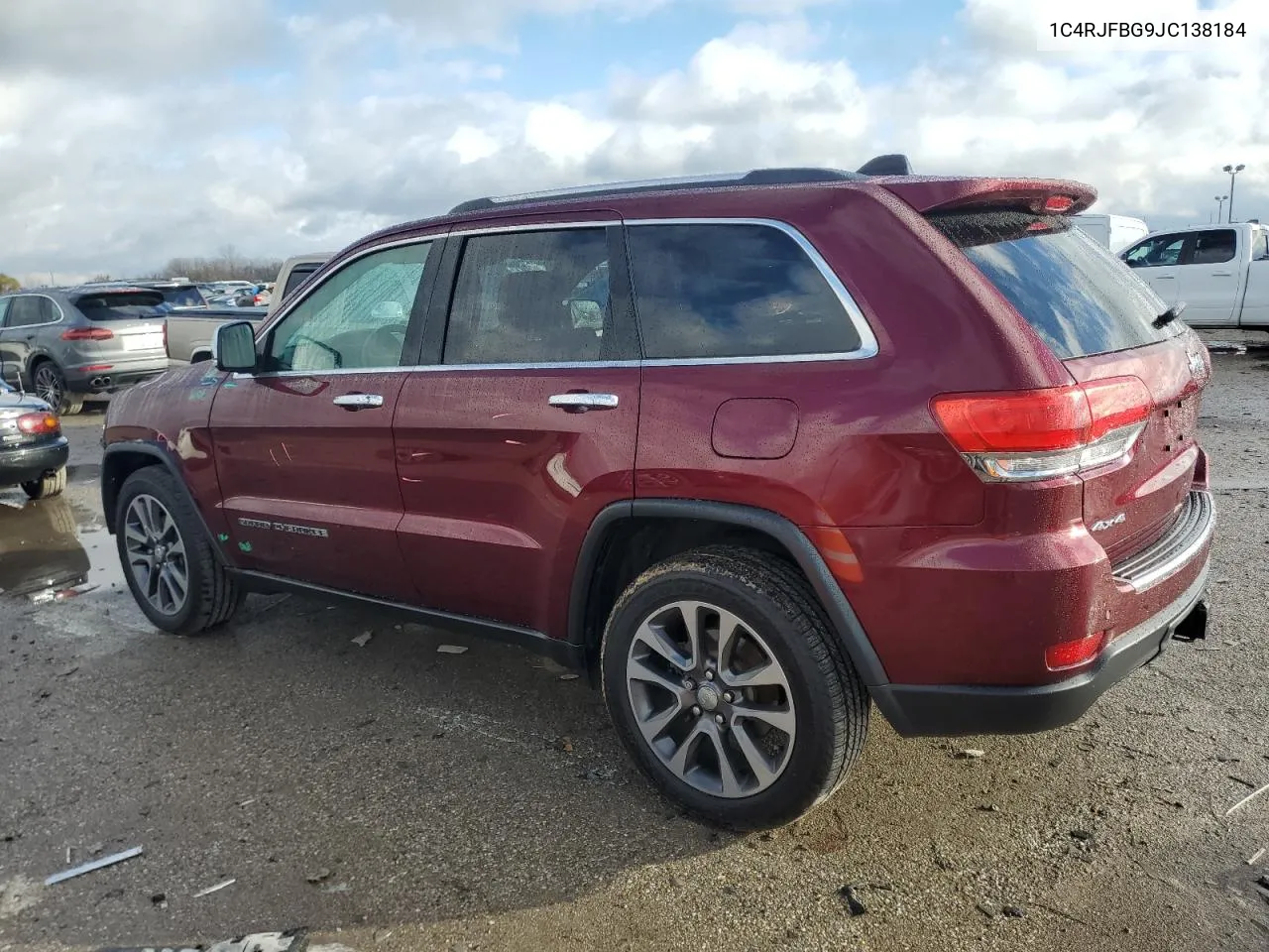 2018 Jeep Grand Cherokee Limited VIN: 1C4RJFBG9JC138184 Lot: 81083054