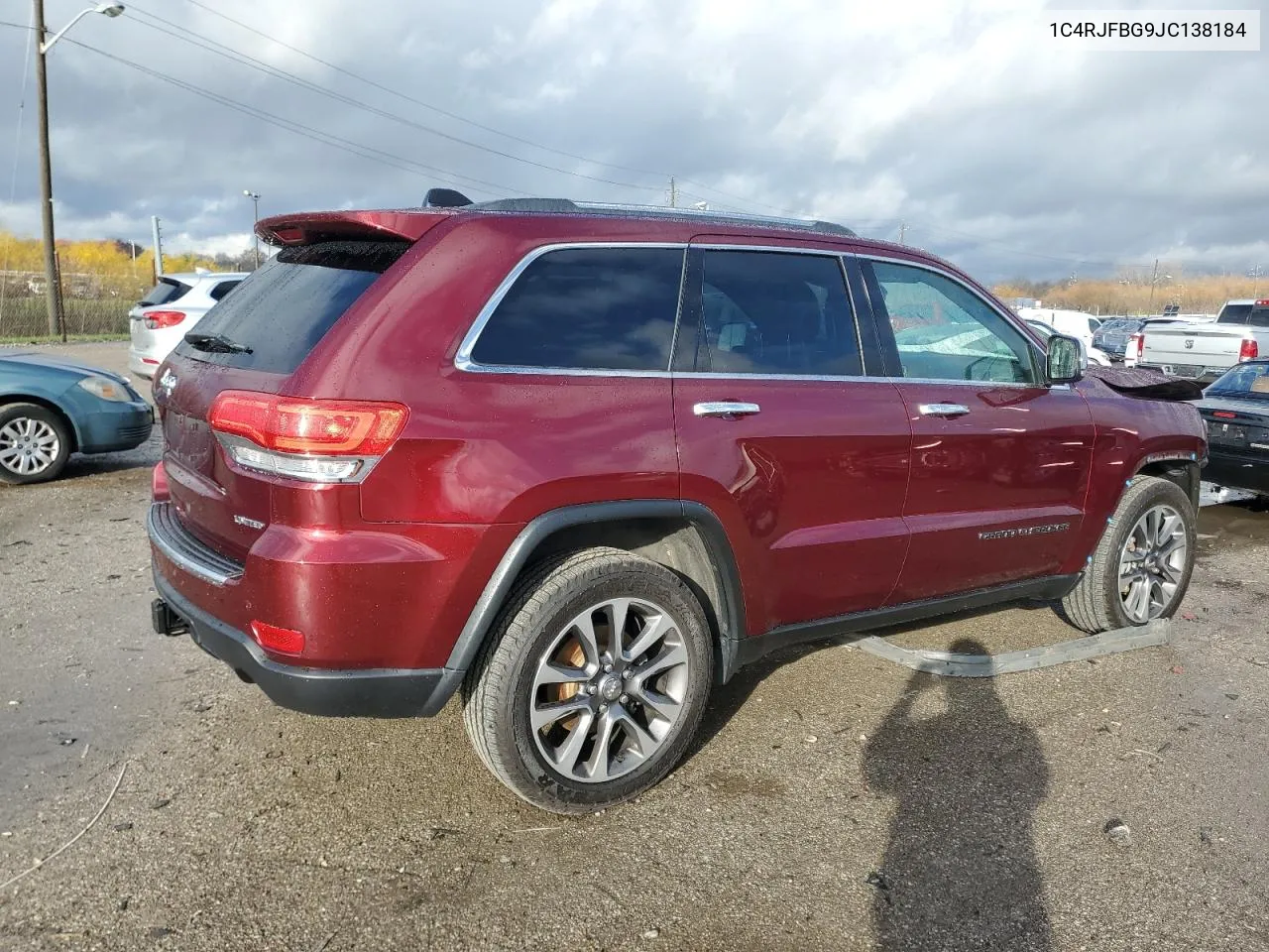 2018 Jeep Grand Cherokee Limited VIN: 1C4RJFBG9JC138184 Lot: 81083054