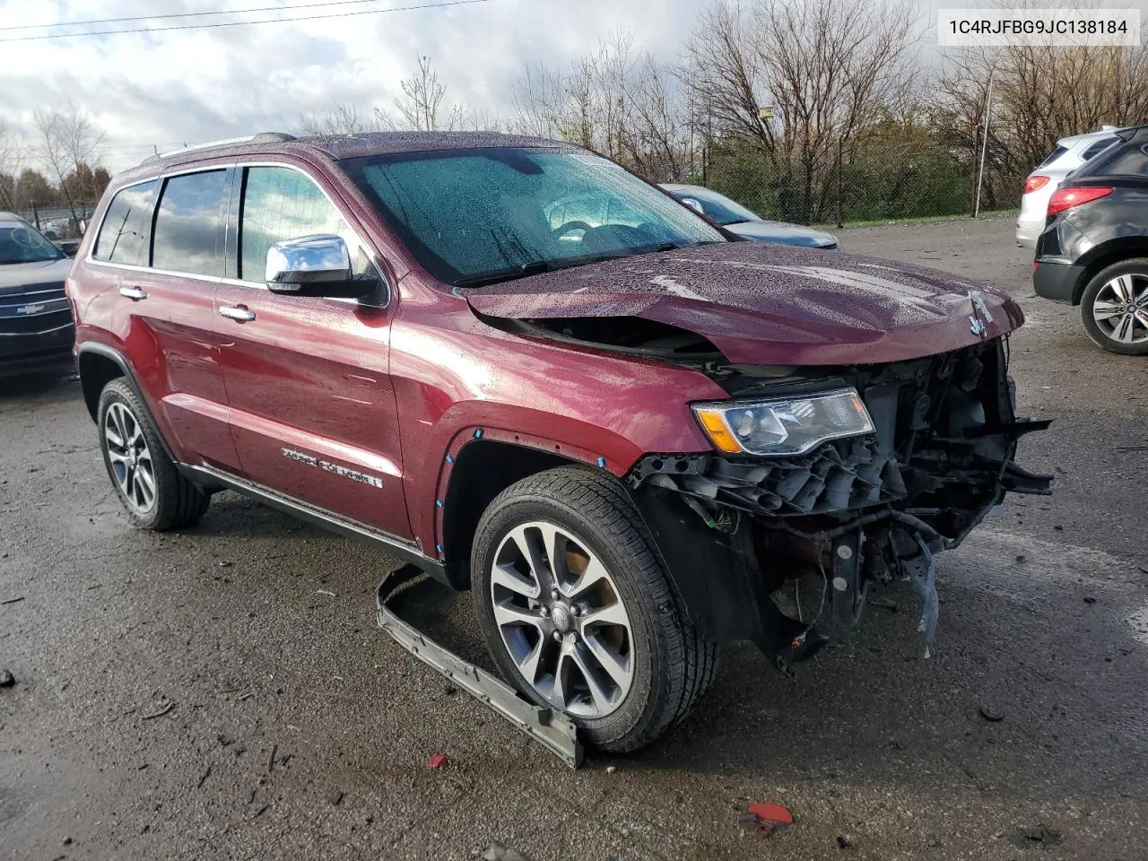 2018 Jeep Grand Cherokee Limited VIN: 1C4RJFBG9JC138184 Lot: 81083054