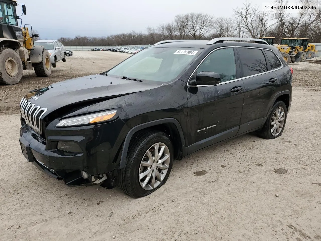 2018 Jeep Cherokee Limited VIN: 1C4PJMDX3JD502246 Lot: 81101004