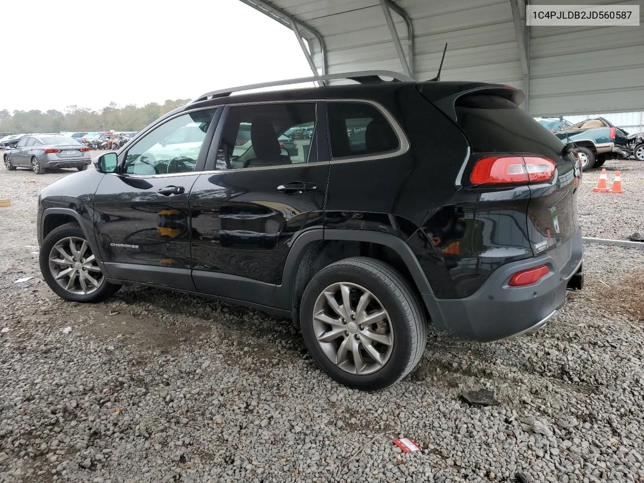 2018 Jeep Cherokee Limited VIN: 1C4PJLDB2JD560587 Lot: 81345384