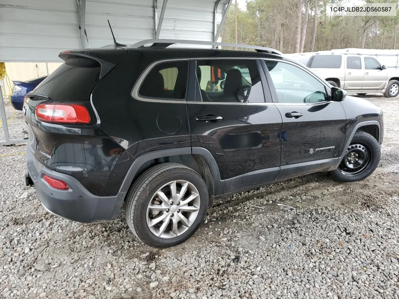 2018 Jeep Cherokee Limited VIN: 1C4PJLDB2JD560587 Lot: 81345384