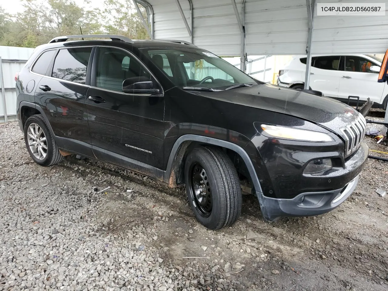 2018 Jeep Cherokee Limited VIN: 1C4PJLDB2JD560587 Lot: 81345384