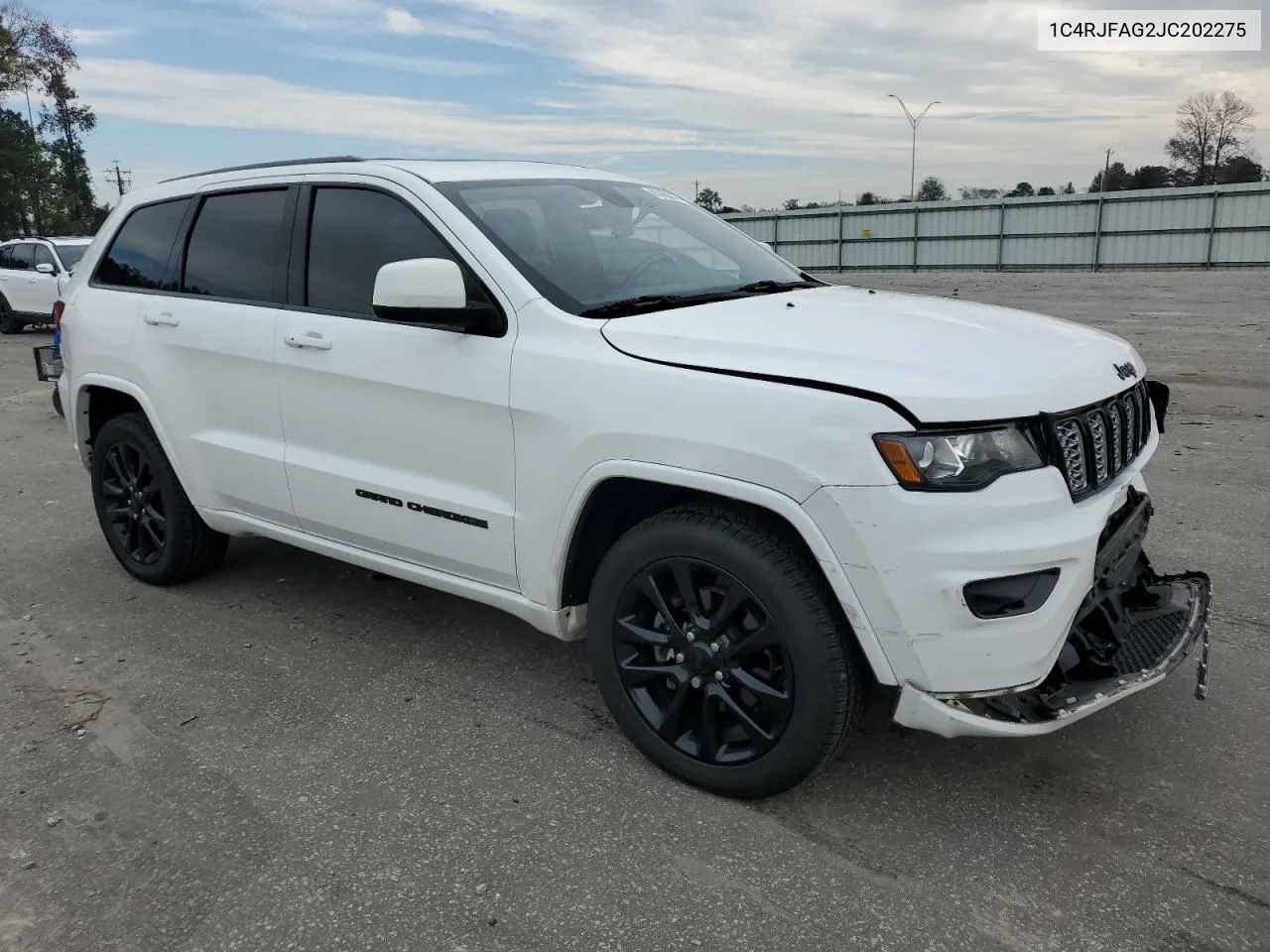 2018 Jeep Grand Cherokee Laredo VIN: 1C4RJFAG2JC202275 Lot: 81490004