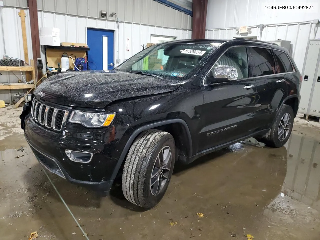 2018 Jeep Grand Cherokee Limited VIN: 1C4RJFBG0JC492871 Lot: 81529054