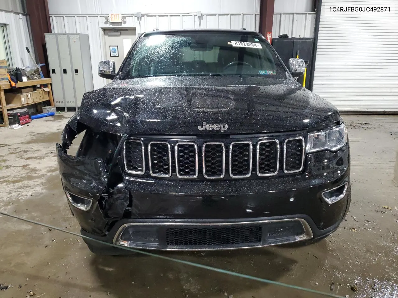 2018 Jeep Grand Cherokee Limited VIN: 1C4RJFBG0JC492871 Lot: 81529054