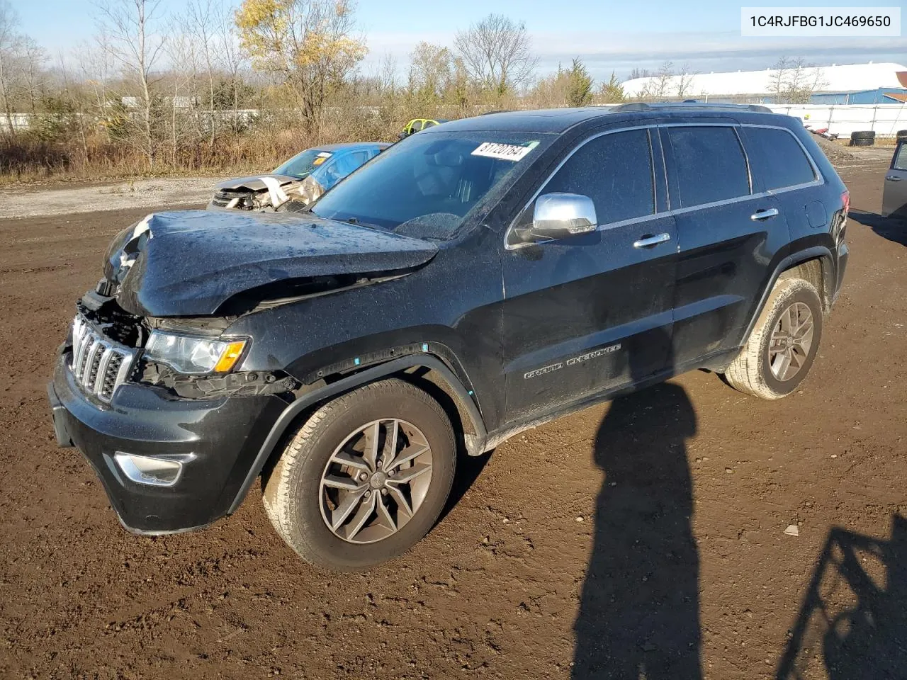 2018 Jeep Grand Cherokee Limited VIN: 1C4RJFBG1JC469650 Lot: 81720764