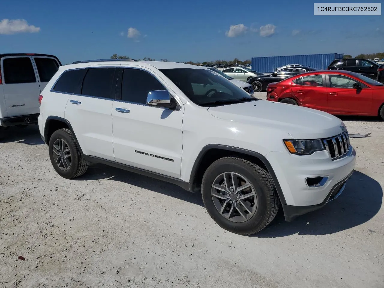 2019 Jeep Grand Cherokee Limited VIN: 1C4RJFBG3KC762502 Lot: 44286914