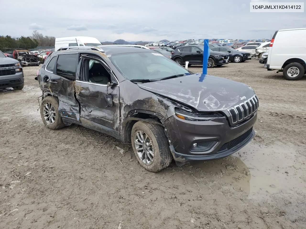 2019 Jeep Cherokee Latitude Plus VIN: 1C4PJMLX1KD414122 Lot: 45682924