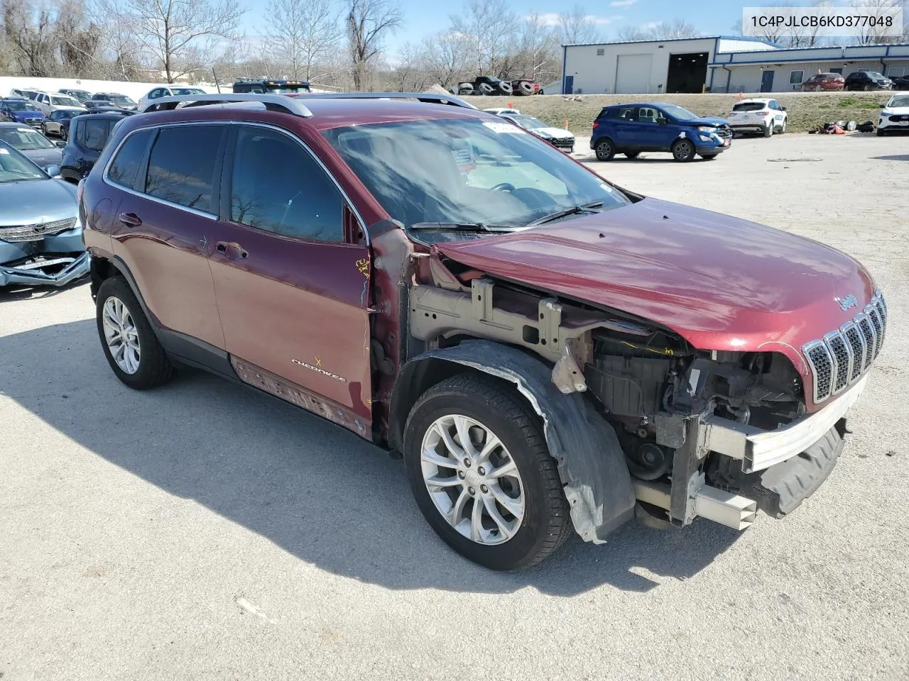 2019 Jeep Cherokee Latitude VIN: 1C4PJLCB6KD377048 Lot: 47504344