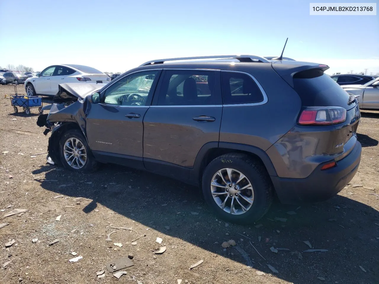 1C4PJMLB2KD213768 2019 Jeep Cherokee Latitude Plus