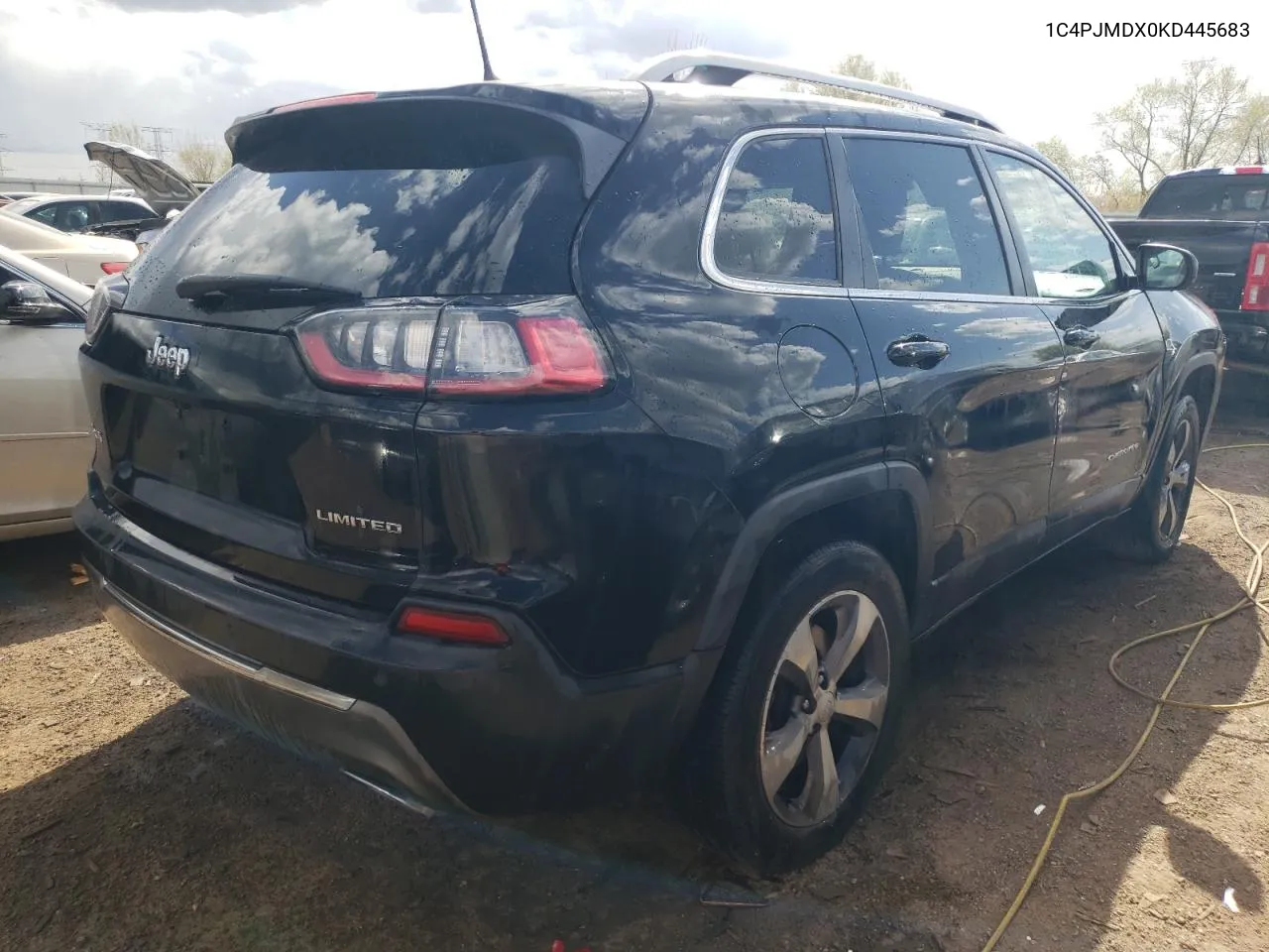 2019 Jeep Cherokee Limited VIN: 1C4PJMDX0KD445683 Lot: 51667174