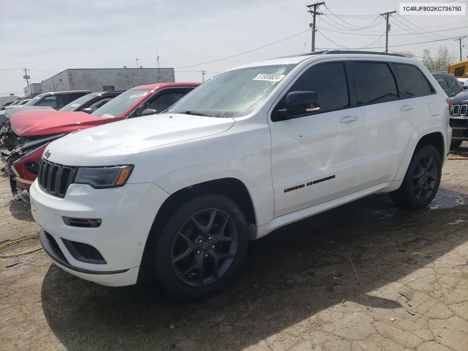 2019 Jeep Grand Cherokee Limited VIN: 1C4RJFBG2KC736750 Lot: 51935824