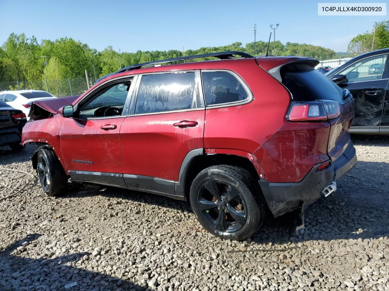 2019 Jeep Cherokee Latitude Plus VIN: 1C4PJLLX4KD300920 Lot: 52299154