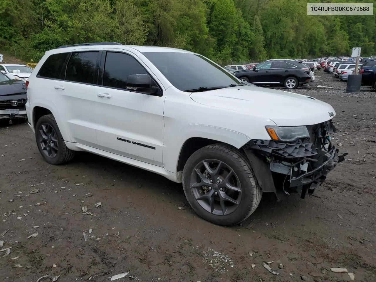 2019 Jeep Grand Cherokee Limited VIN: 1C4RJFBG0KC679688 Lot: 52903564