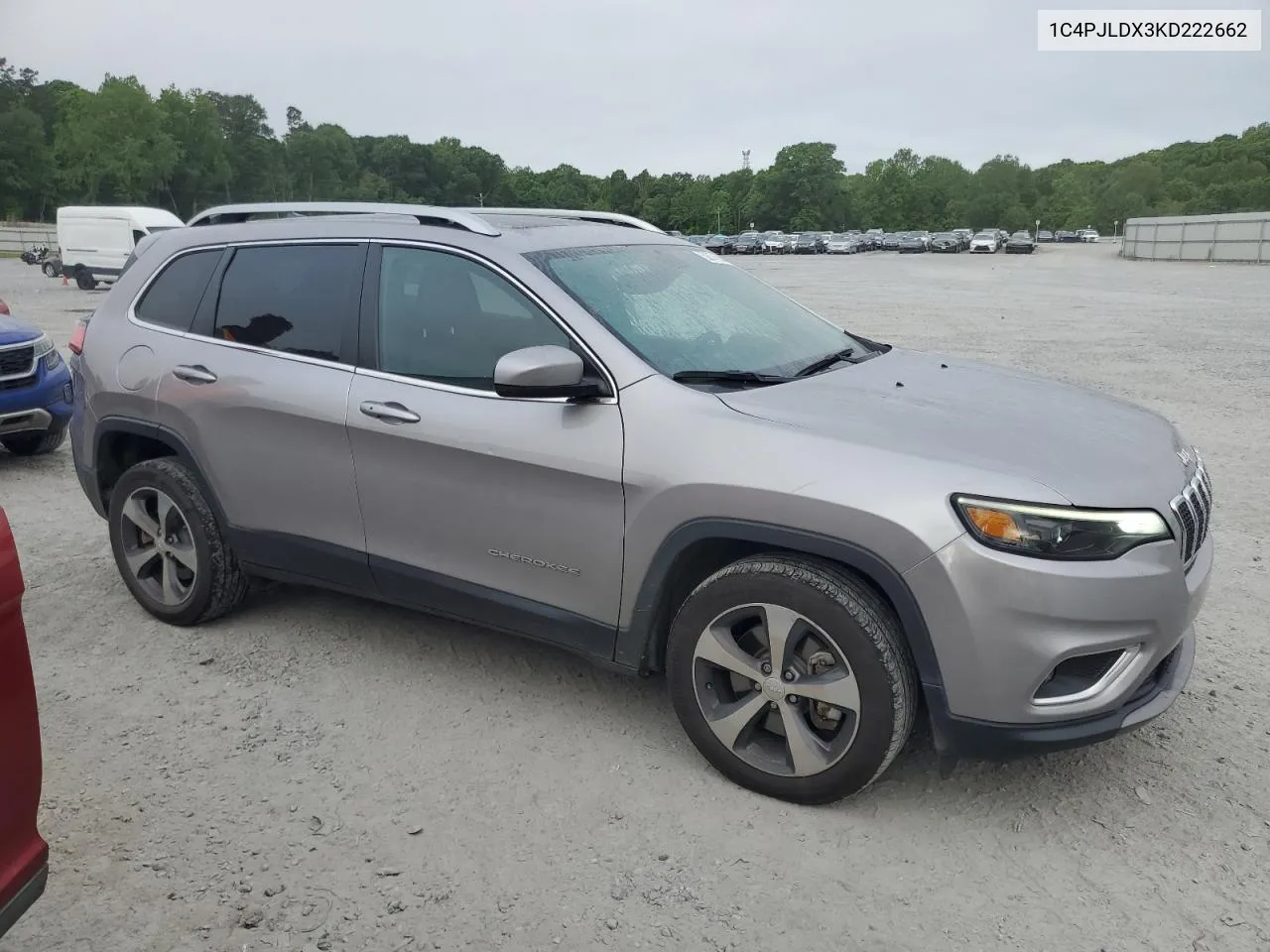 2019 Jeep Cherokee Limited VIN: 1C4PJLDX3KD222662 Lot: 52974594